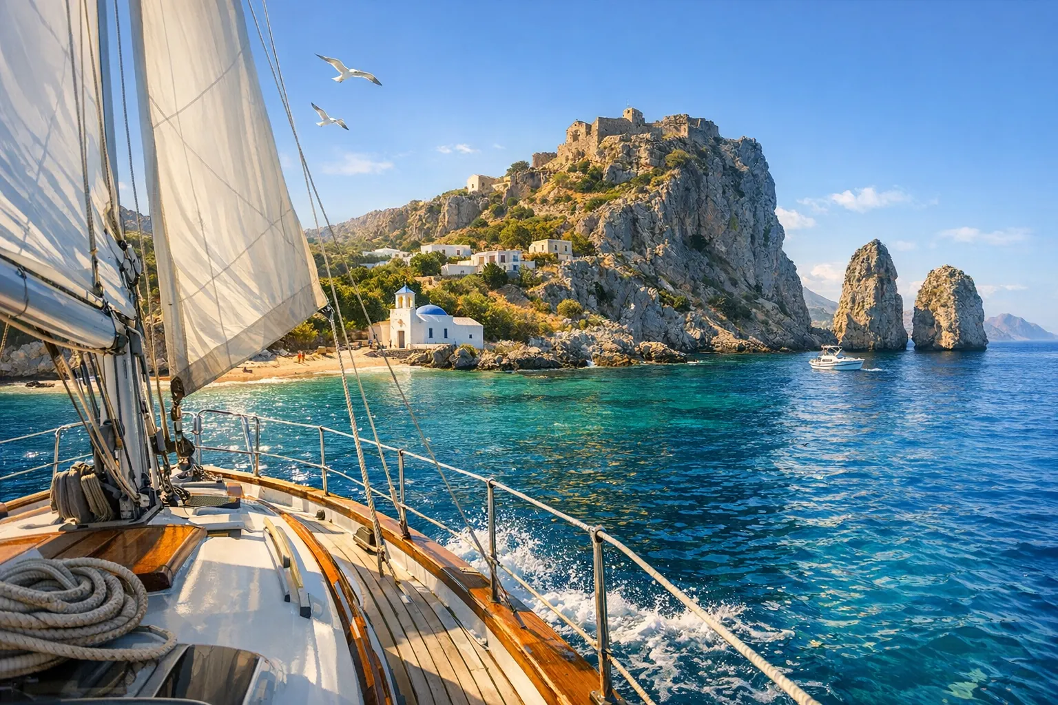 Cythère en bateau : cap sur l’île secrète des amoureux