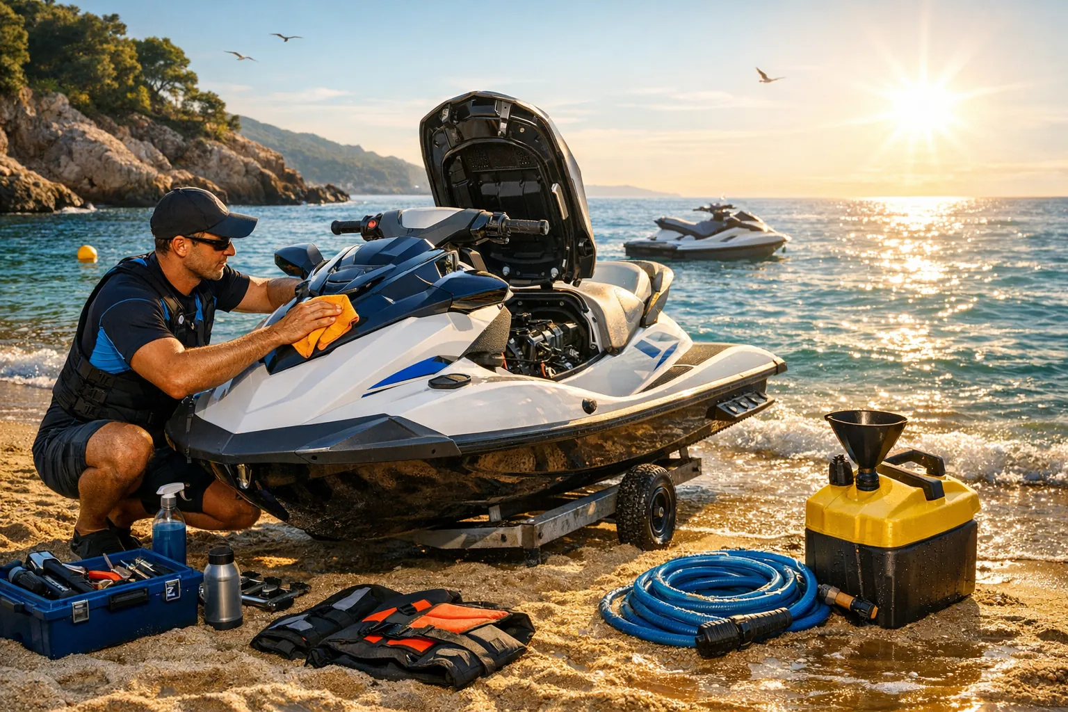 Entretenir un scooter des mers : les gestes essentiels pour naviguer serein