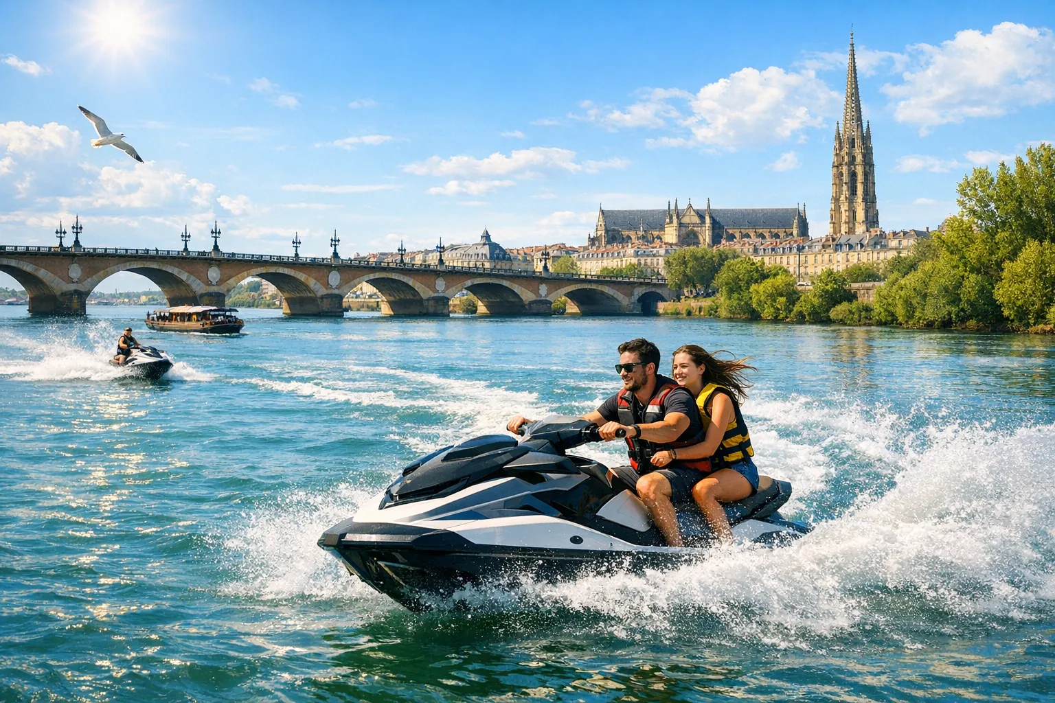 Faire du jet ski à Bordeaux : cap sur l’aventure au fil de la Garonne