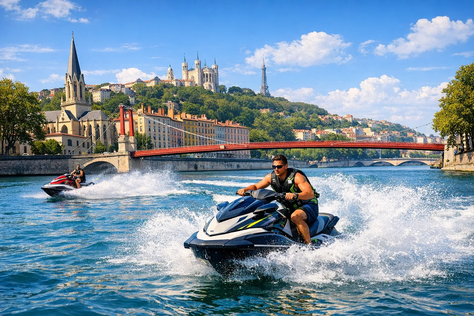 Faire du Jetski à Lyon : les meilleurs spots pour filer sur l’eau