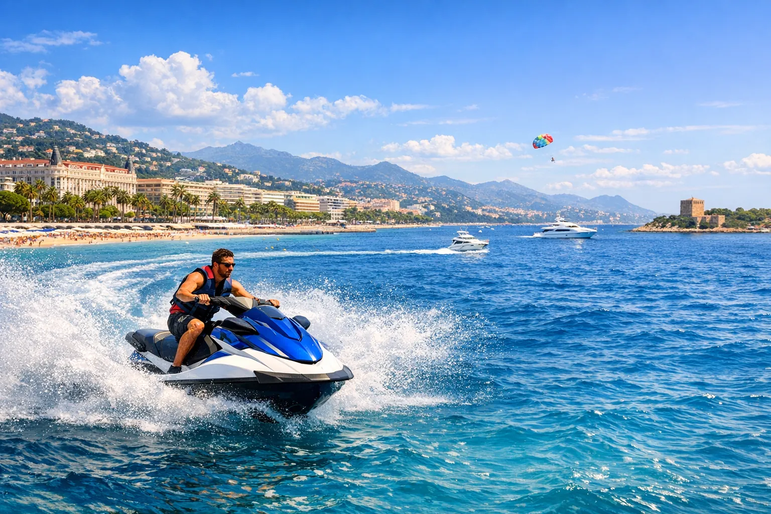 Faire du Jetski à Cannes : cap sur la Côte d’Azur à pleine vitesse