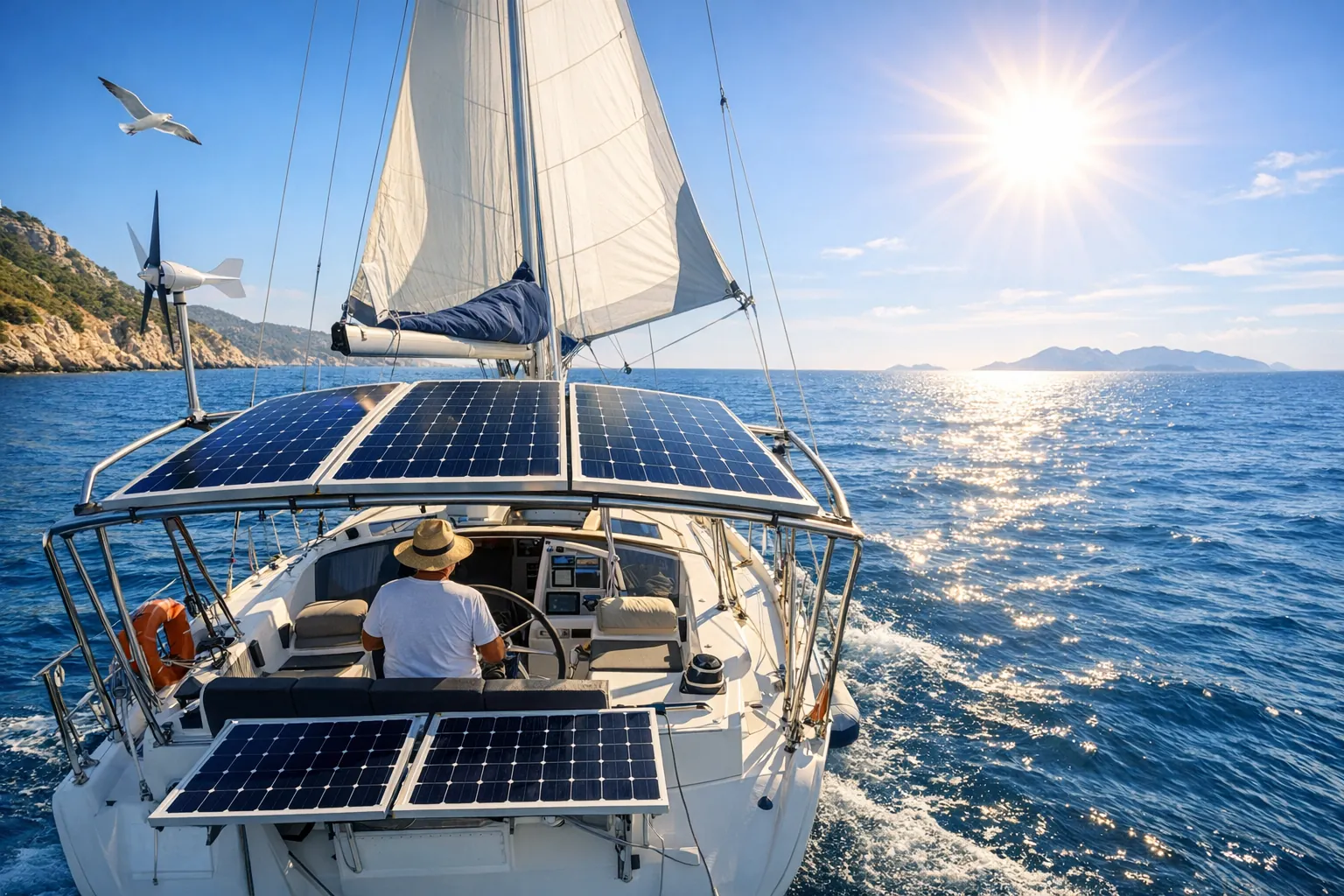Installer des panneaux solaires sur un bateau : cap sur l’autonomie en mer